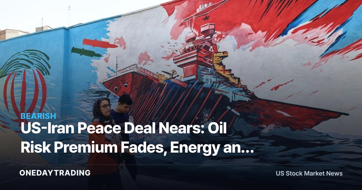 US-Iran Peace Deal Nears: Oil Risk Premium Fades, Energy and Defense in Focus (XOM, CVX, LMT)