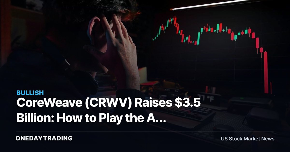 CoreWeave (CRWV) Raises $3.5 Billion: How to Play the AI Cloud Stock
