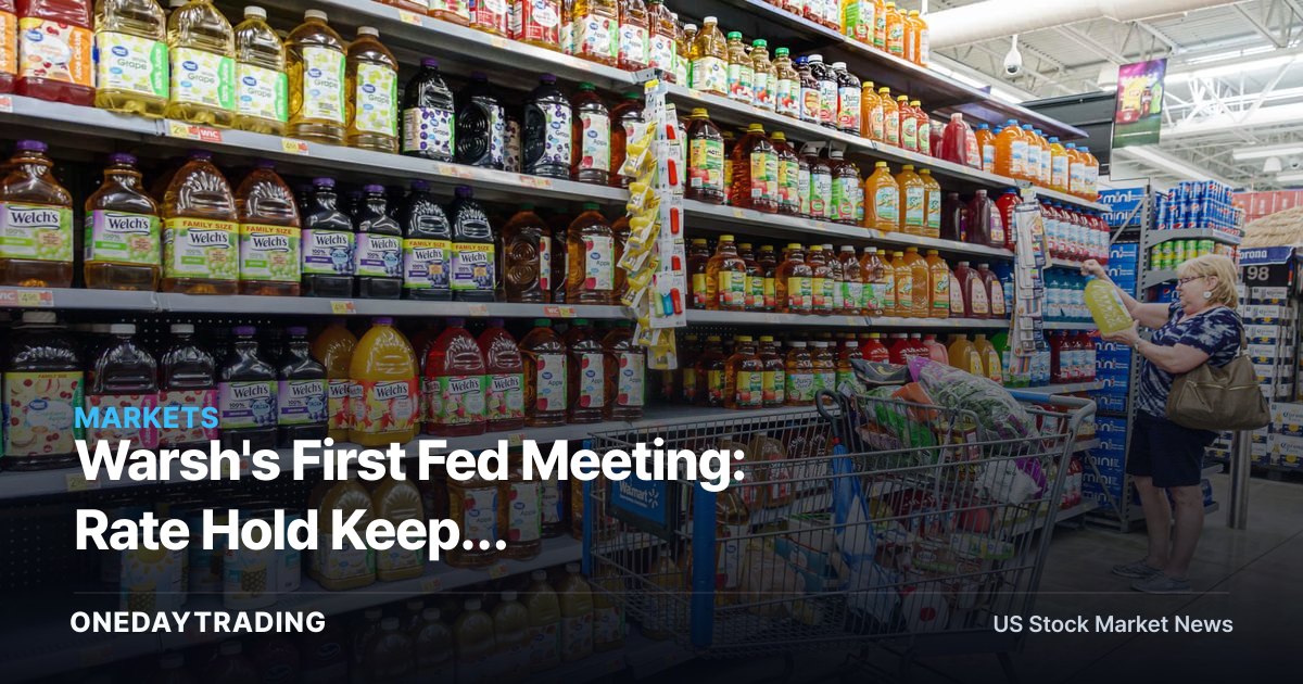 Warsh's First Fed Meeting: Rate Hold Keeps Higher-for-Longer Pressure on Banks, Housing