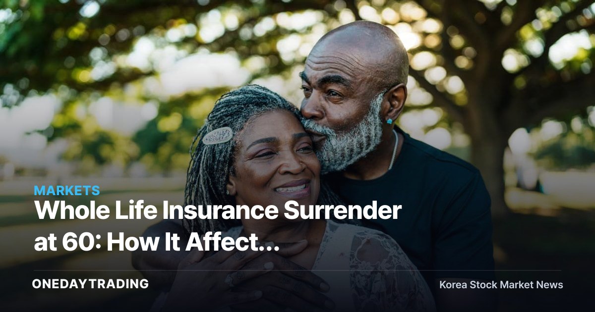 Whole Life Insurance Surrender at 60: How It Affects Retirement Funds and Insurer Profits