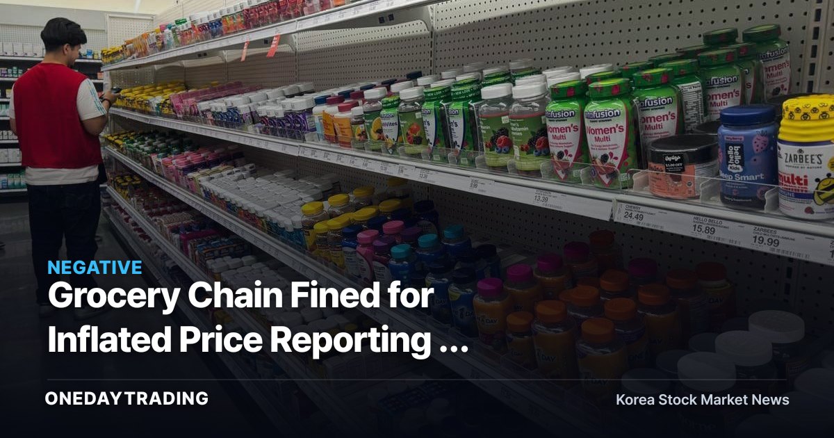 Grocery Chain Fined for Inflated Price Reporting — Revisiting Regulatory Risk in Retail Stocks