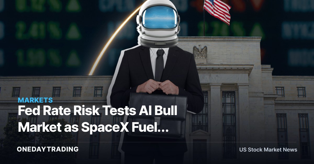 Fed Rate Risk Tests AI Bull Market as SpaceX Fuels Moonshot Appetite (NVDA, MSFT)