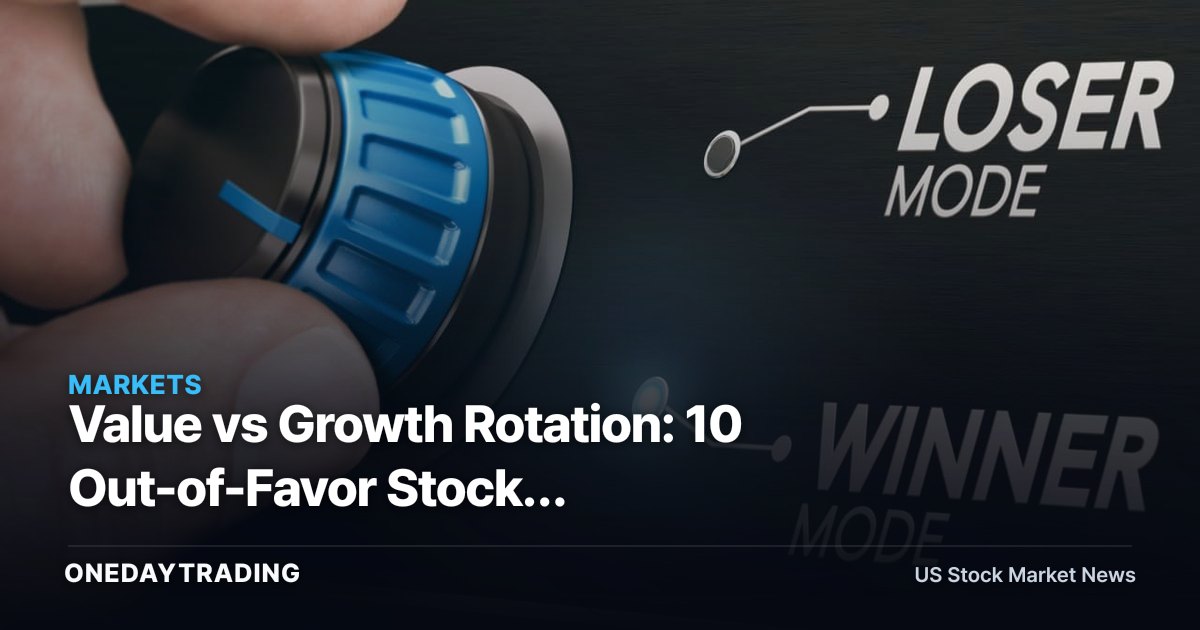 Value vs Growth Rotation: 10 Out-of-Favor Stocks Contrarians Are Buying Into