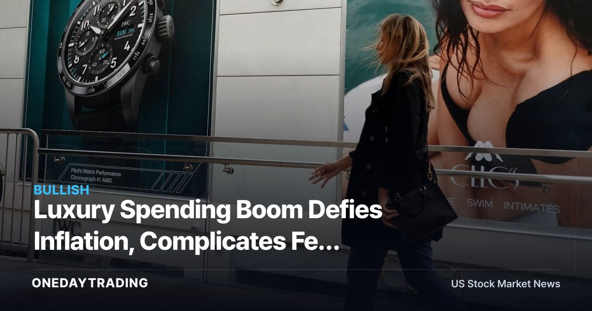 Luxury Spending Boom Defies Inflation, Complicates Fed Rate Path: LVMUY, RH