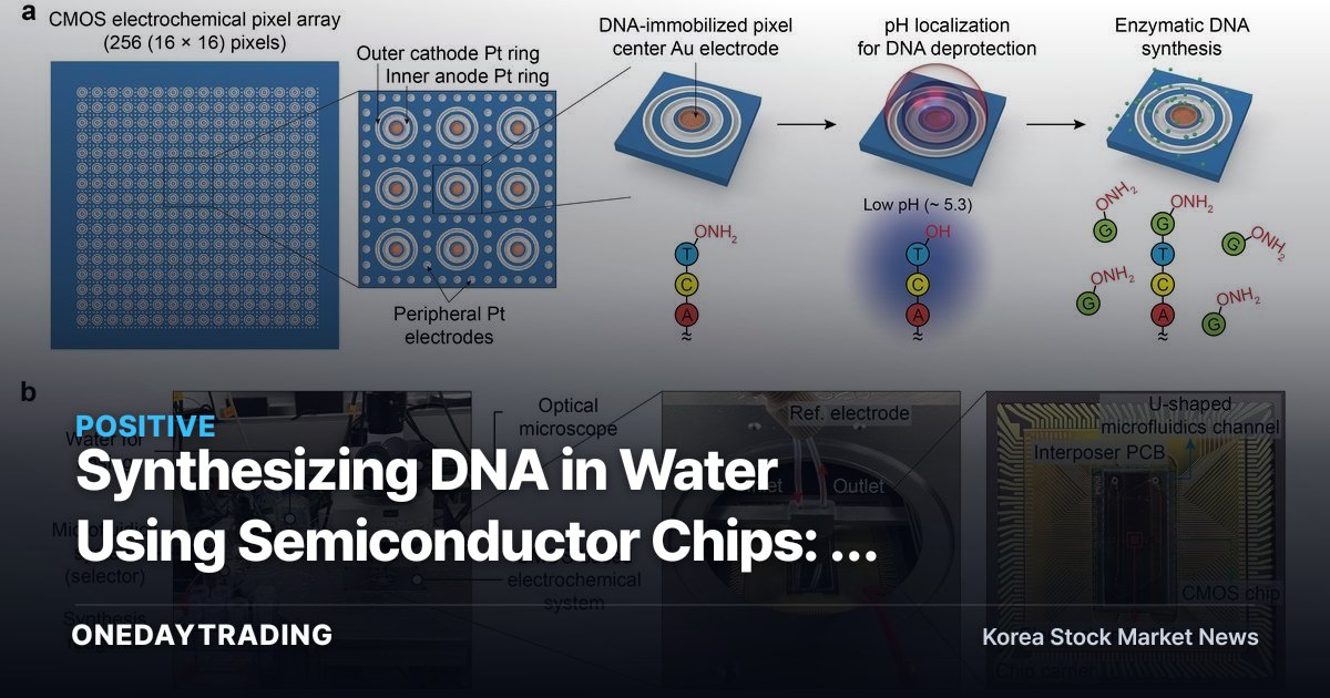 Synthesizing DNA in Water Using Semiconductor Chips: A Look at Synthetic Biology Beneficiaries and Risks
