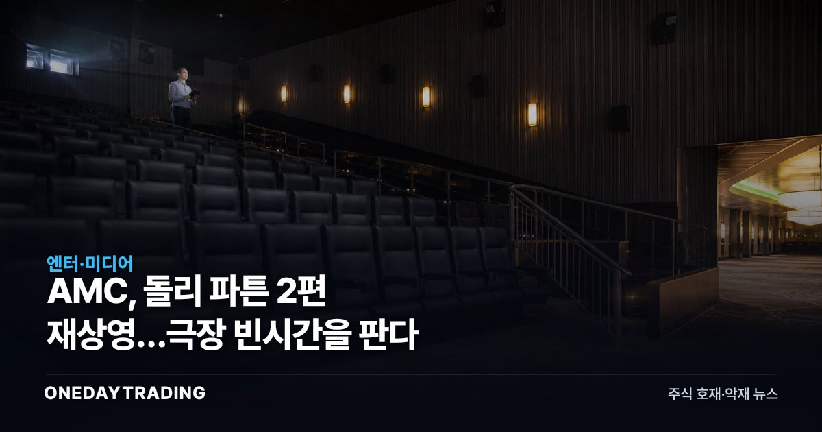 AMC, 돌리 파튼 2편 재상영…극장 빈시간을 판다