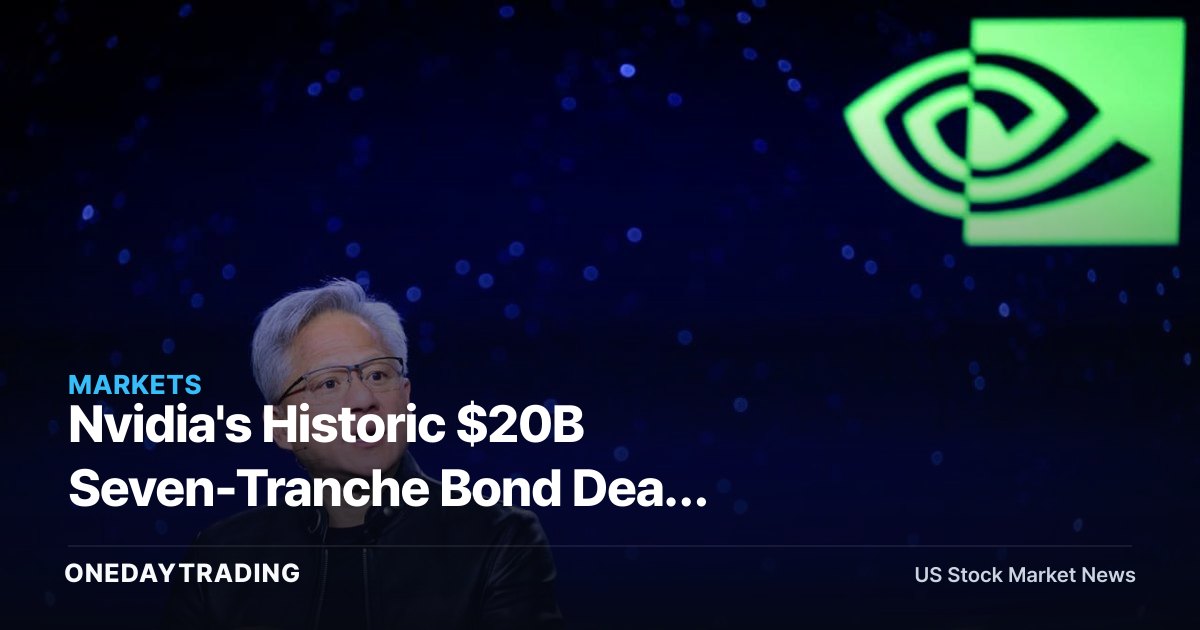 Nvidia's Historic $20B Seven-Tranche Bond Deal Signals AI Credit Boom (NVDA)