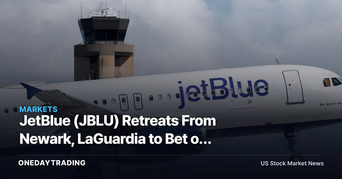 JetBlue (JBLU) Retreats From Newark, LaGuardia to Bet on Fort Lauderdale: What It Signals