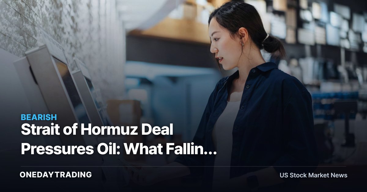 Strait of Hormuz Deal Pressures Oil: What Falling Crude Means for XOM, CVX and Airlines