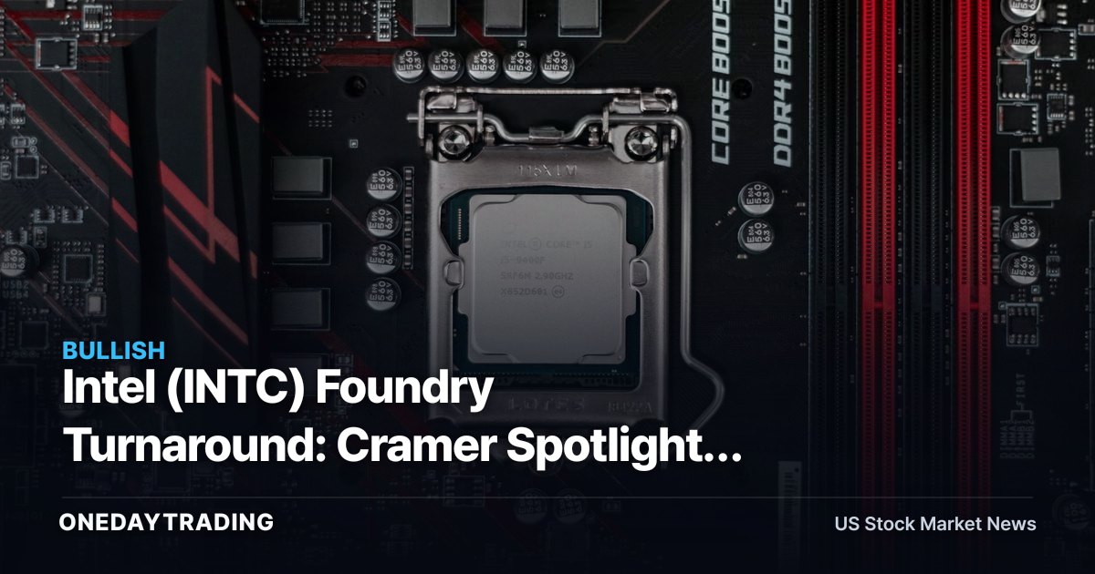 Intel (INTC) Foundry Turnaround: Cramer Spotlights CEO Lip-Bu Tan's Fix