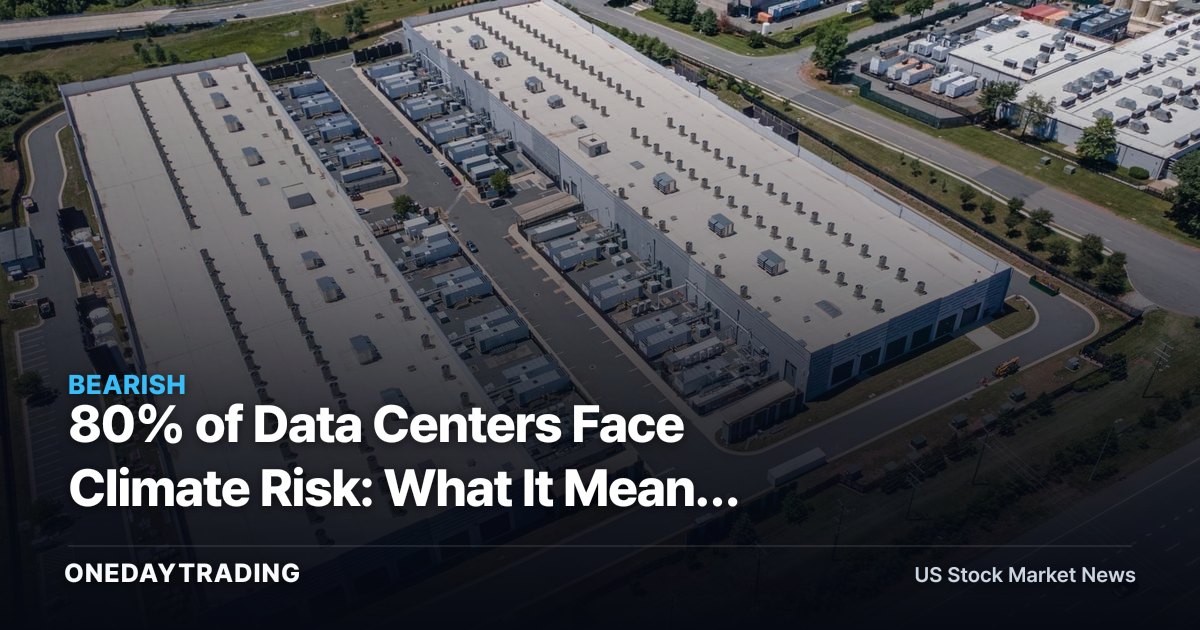 80% of Data Centers Face Climate Risk: What It Means for EQIX, DLR and Hyperscalers