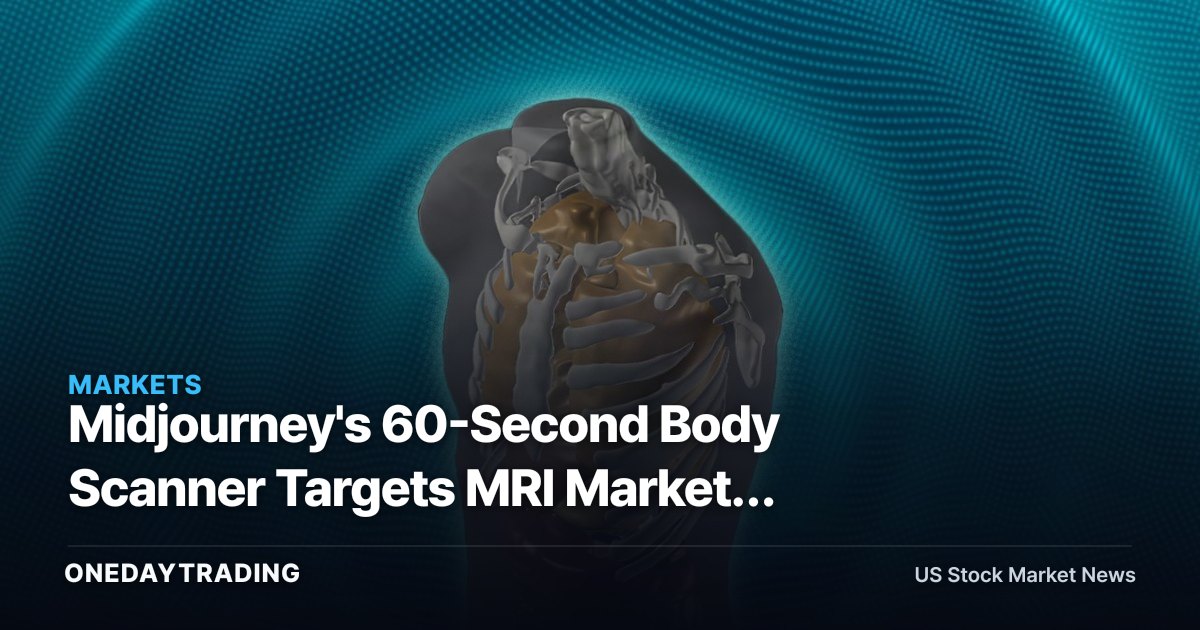 Midjourney's 60-Second Body Scanner Targets MRI Market: What It Means for GEHC, PHG, NVDA