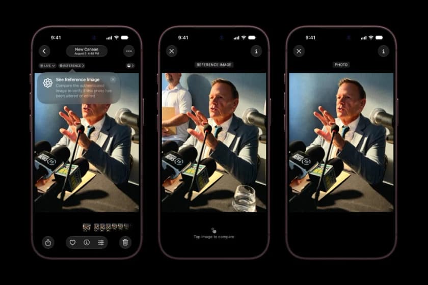 아이폰 18 프로 Apple Reference Image 비교 화면
